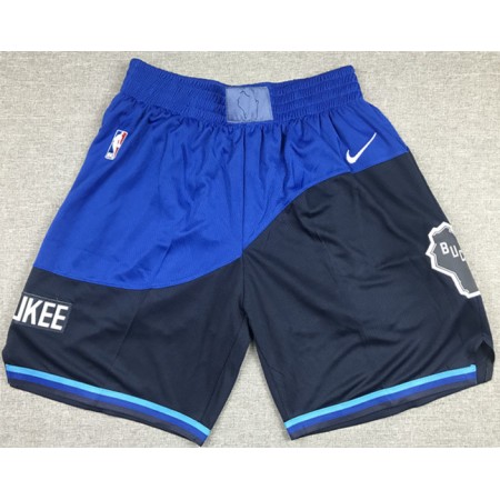 Milwaukee Bucks Herren Tasche Kurze Hose Nike City Edition M001 Swingman